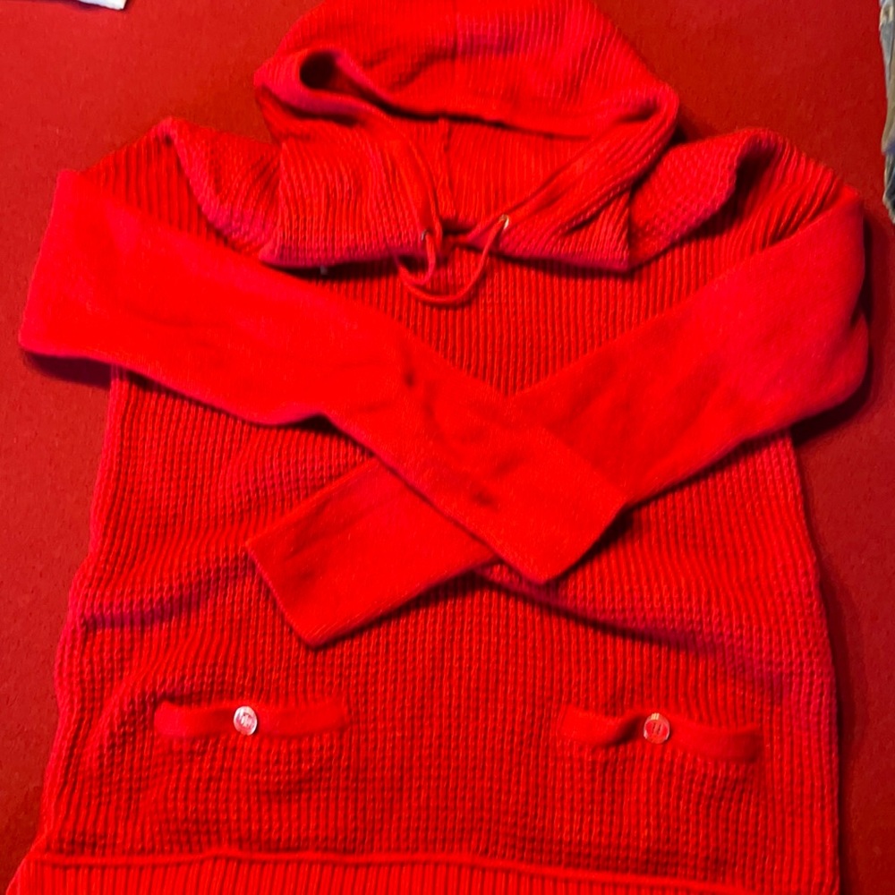 Banana republic women’s sweater with hood size L